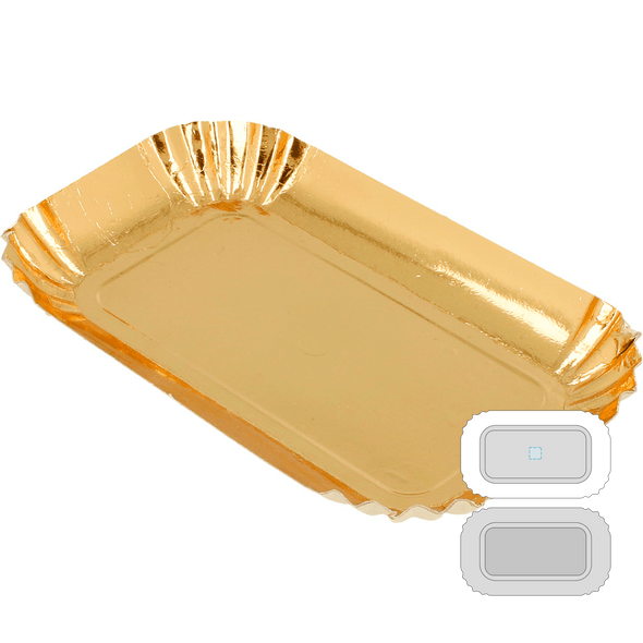 Mini Golden rektangulärt konditorivaror Mini Golden rektangulärt konditorivaror